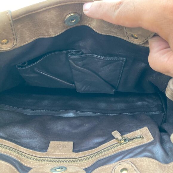 Gucci Women Tote Handbag Brown Python GG Running  Satchel Bag - Picture 14 of 16